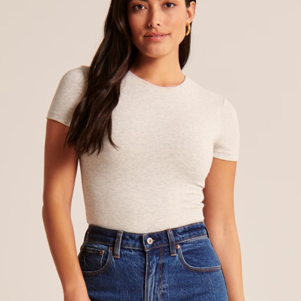 NWOT 2 pack Abercrombie SoftAF Seamless Short sleeve bodysuit